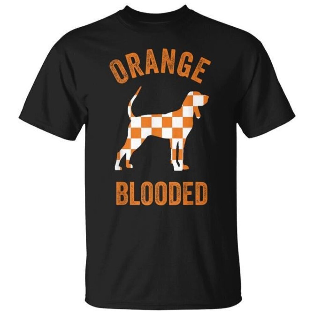 Orange Blooded Tennessee Hound State Pride Southern Heritage Graphic T-Shirt .